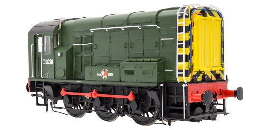 7D-008-019 O Gauge Class 08 D3201 BR Green Late Crest With Wasp Stripes SPECIAL OFFER