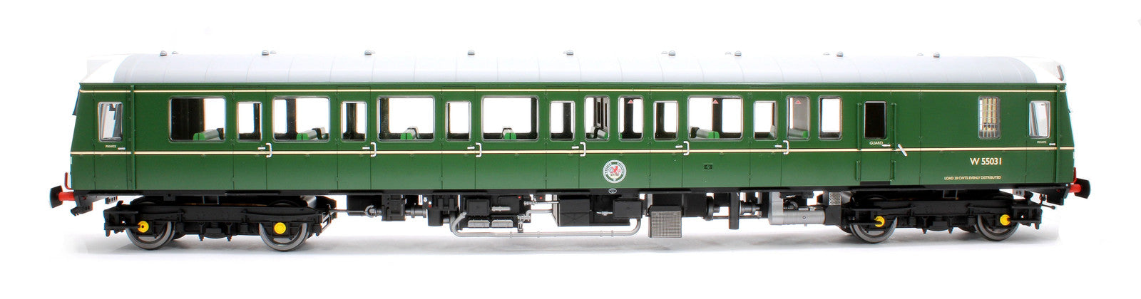 7D-009-006 - Dapol - Class 121 55031 BR Green Speed Whiskers Single Car DMU