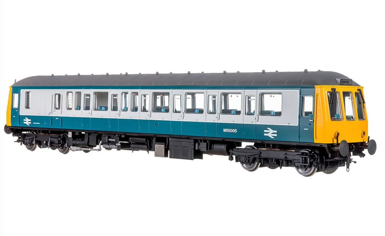 Dapol O Gauge BR Class 122 Bubble Car M55005 Blue/Grey