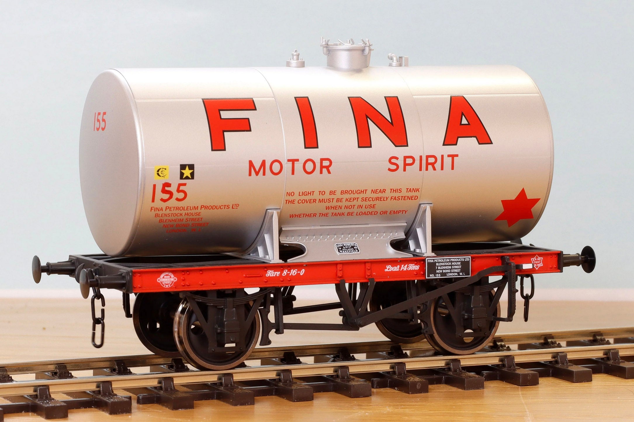 14 Ton Class A Anchor Mounted Tank Fina 155