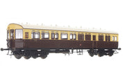 7P-004-011 Autocoach GWR Twin Cities Crest 38 Chocolate & Cream