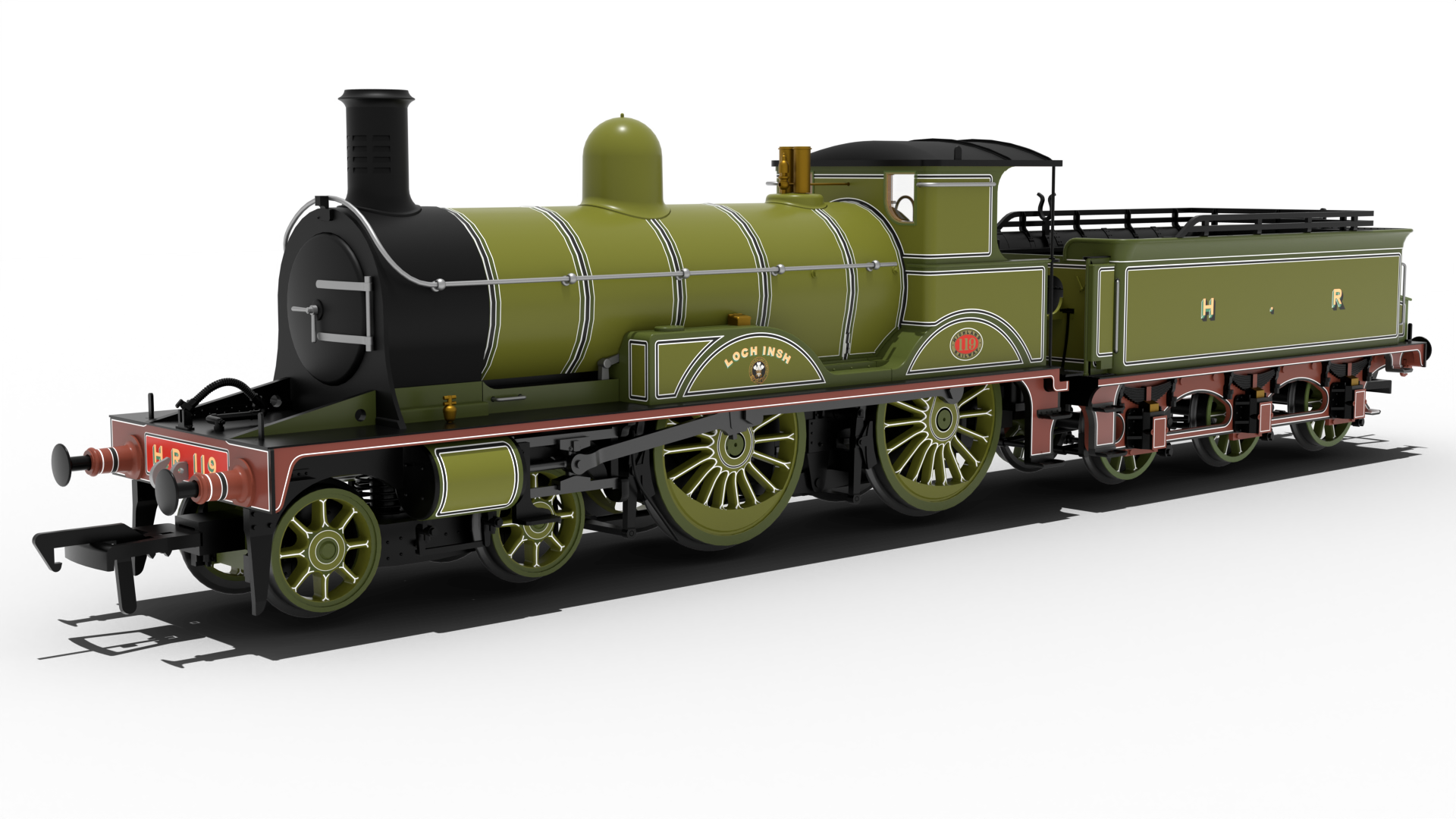 811002 - Rapido - OO -  HR Loch Class No.119 'Loch Insh' - DCC Ready