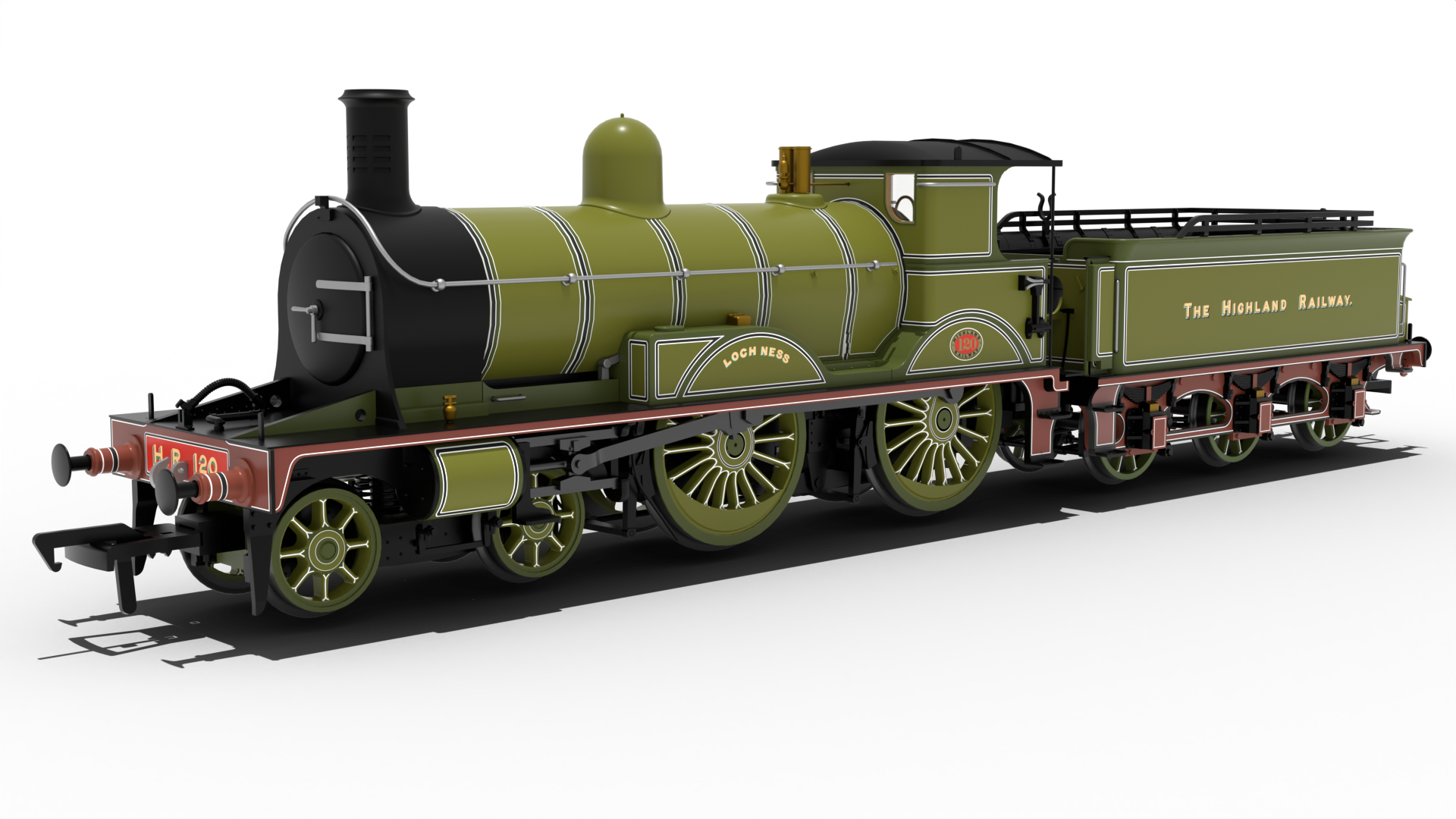 811003 - Rapido - OO -  HR Loch Class No.120 'Loch Ness' - DCC Ready