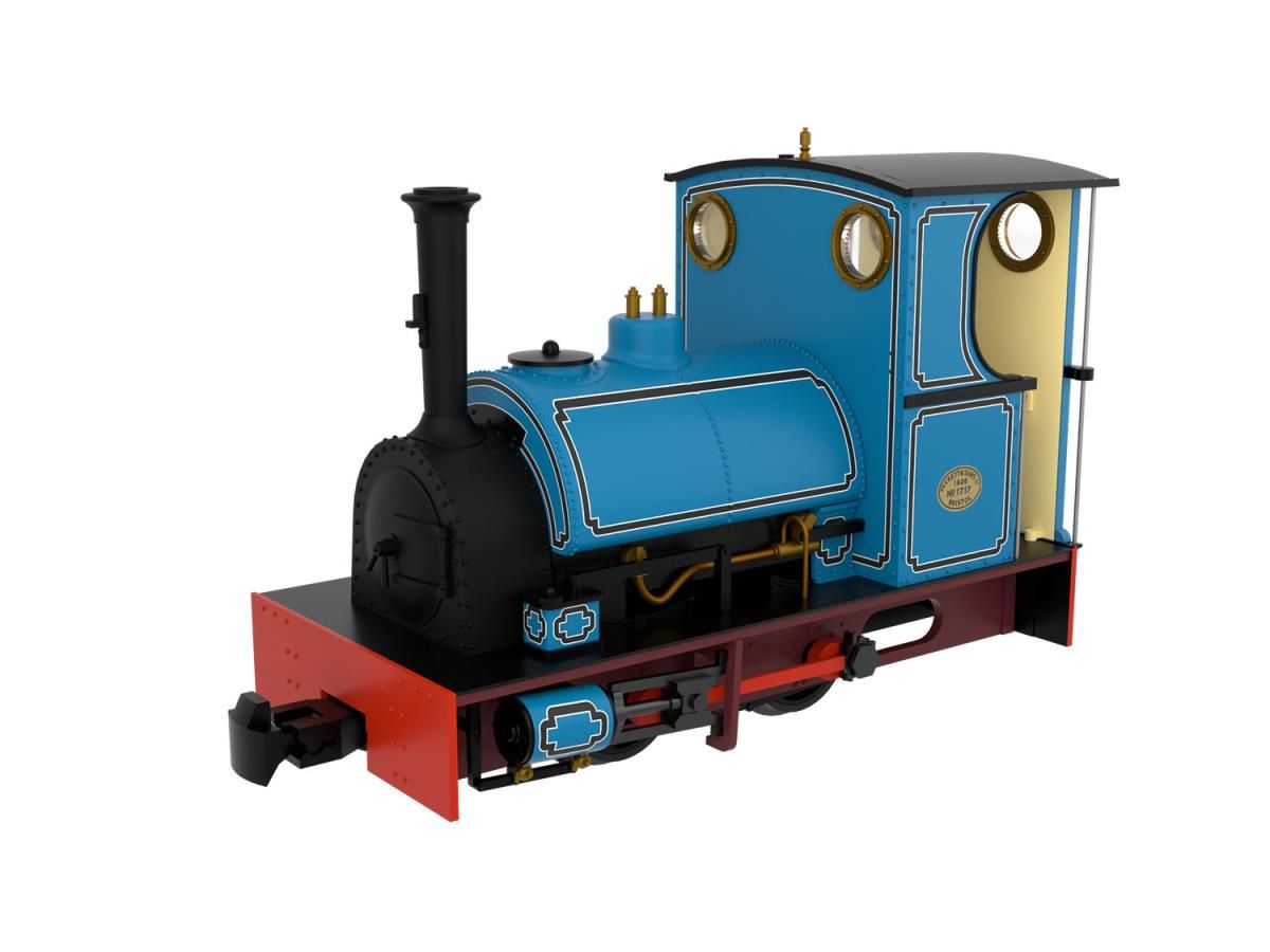 814005 - Rapido - OO9 - Peckett & Sons Cranmore Class 0-4-0ST Lined Blue Steam Locomotive DCC Ready