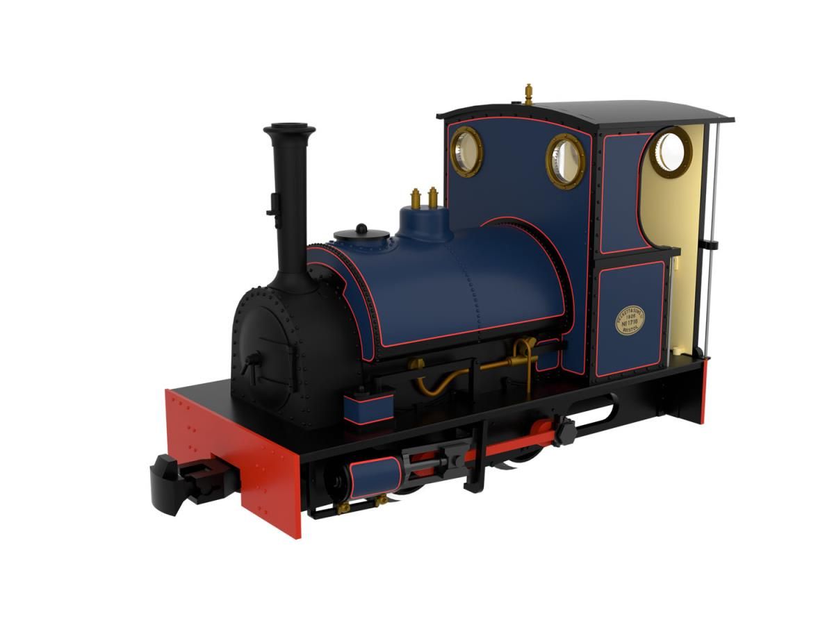 814008 - Rapido - OO9 - Peckett & Sons Cranmore Class 0-4-0ST Lined Dark Blue Steam Locomotive DCC ready
