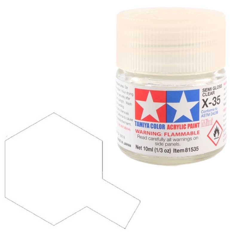 81535 - Tamiya - Semi Gloss Clear X-35