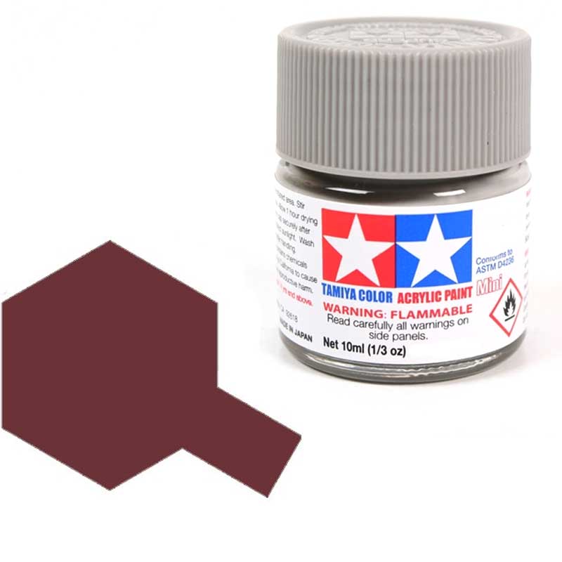 81709 - Tamiya - hull Red Acrylic Paint XF-9 (10ml)