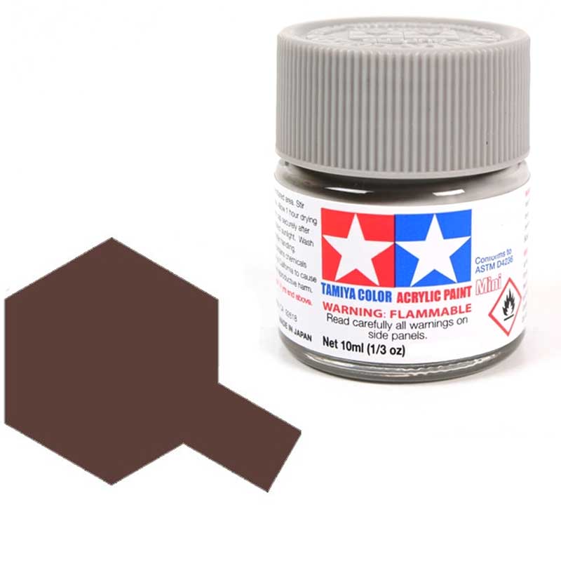 81710 - Tamiya - Flat Brown Acrylic Paint XF-10 (10ml)