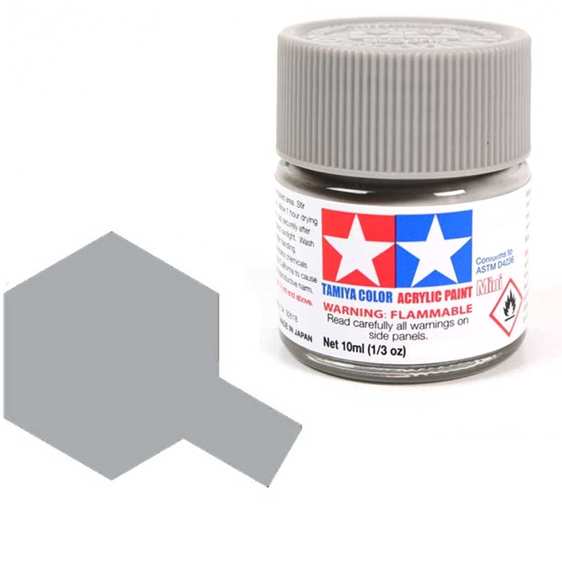 81716 - Tamiya - Flat Aluminum Acrylic Paint XF-16 (10ml)