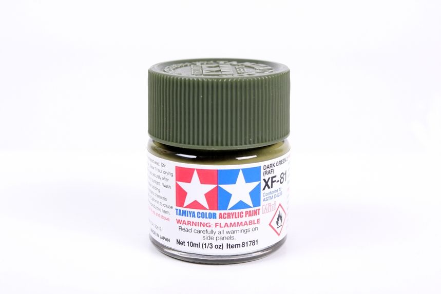 81781 - Tamiya - Dark Green 2 XF-81 Acrylic Paint