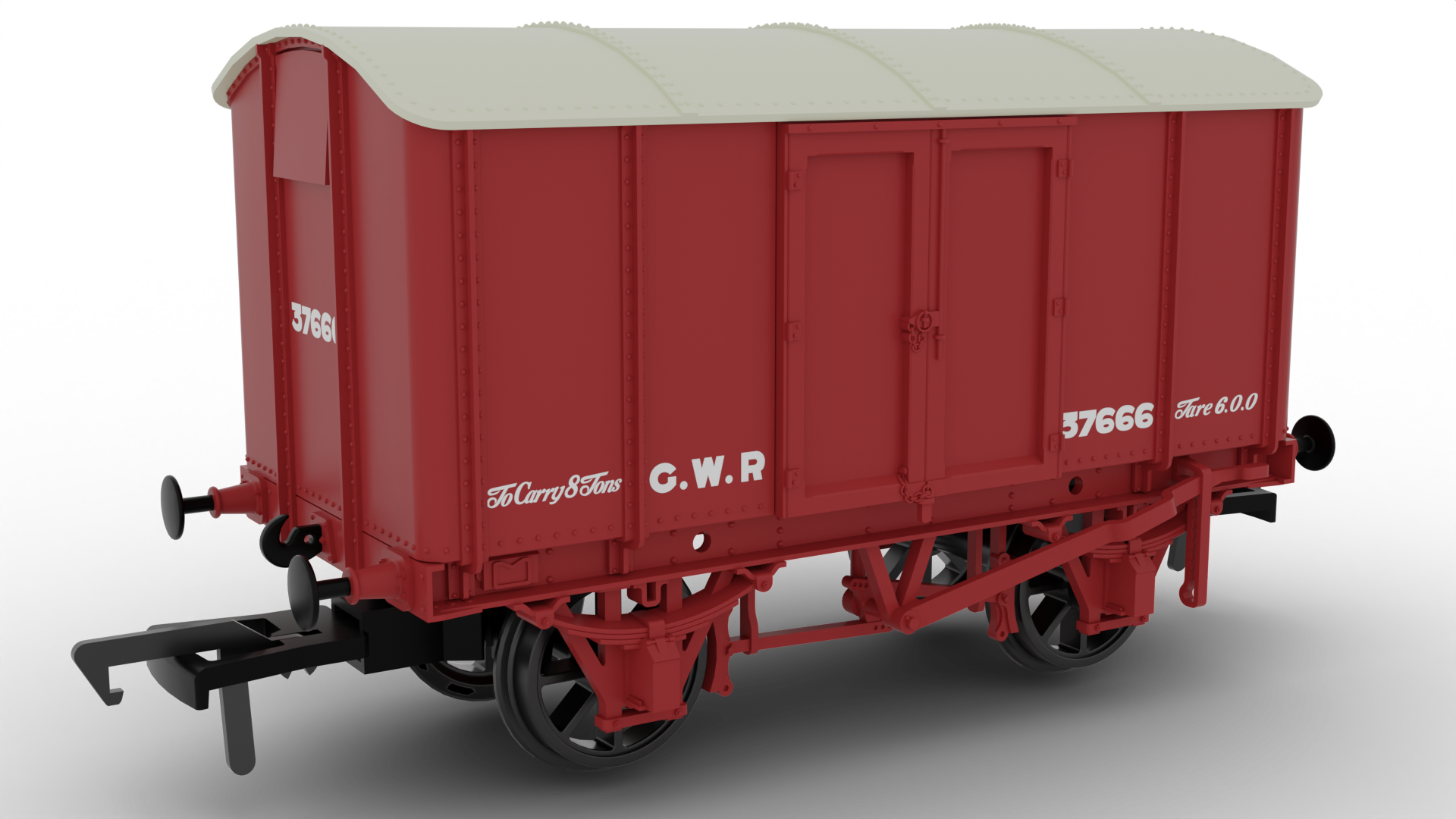 908034 - Rapido - OO - Iron Mink GWR Red No.37666