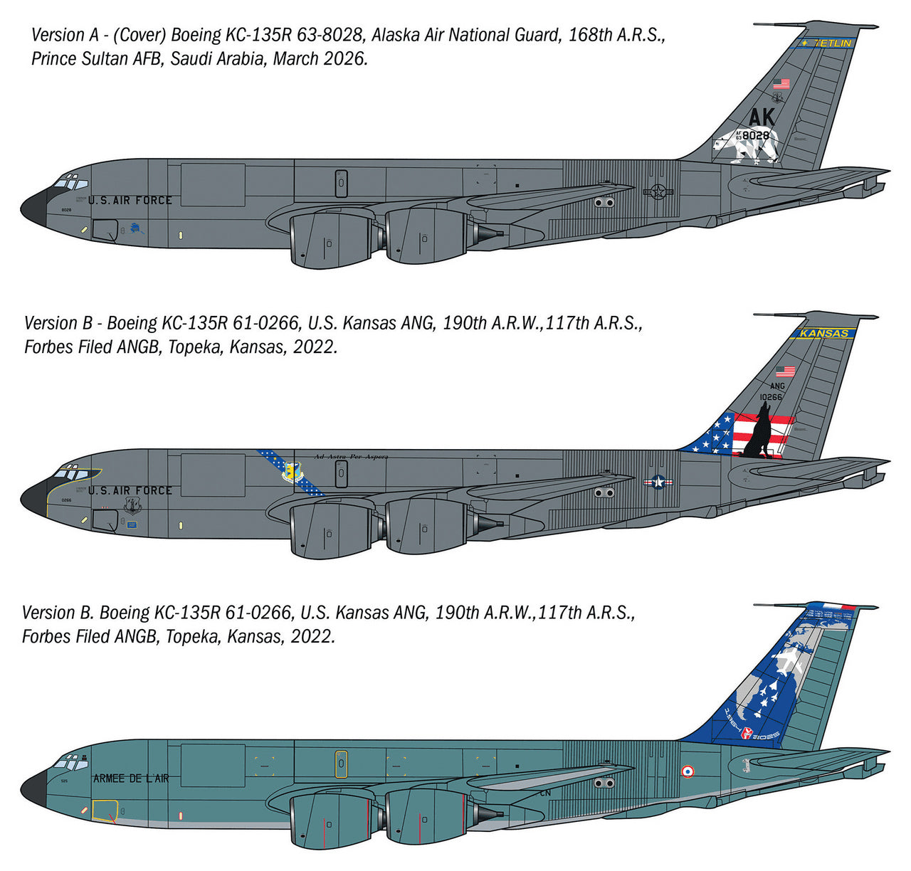 91281 - Italeri - KC-135 R/FR Stratotanker Aerial Refuelling Aircraft