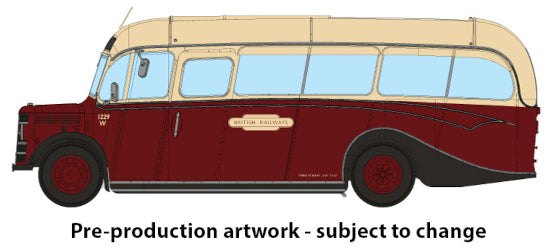 SPECIAL OFFER Rapido UK 920007 Bedford OB - FWO615, British Railways crimson/cream