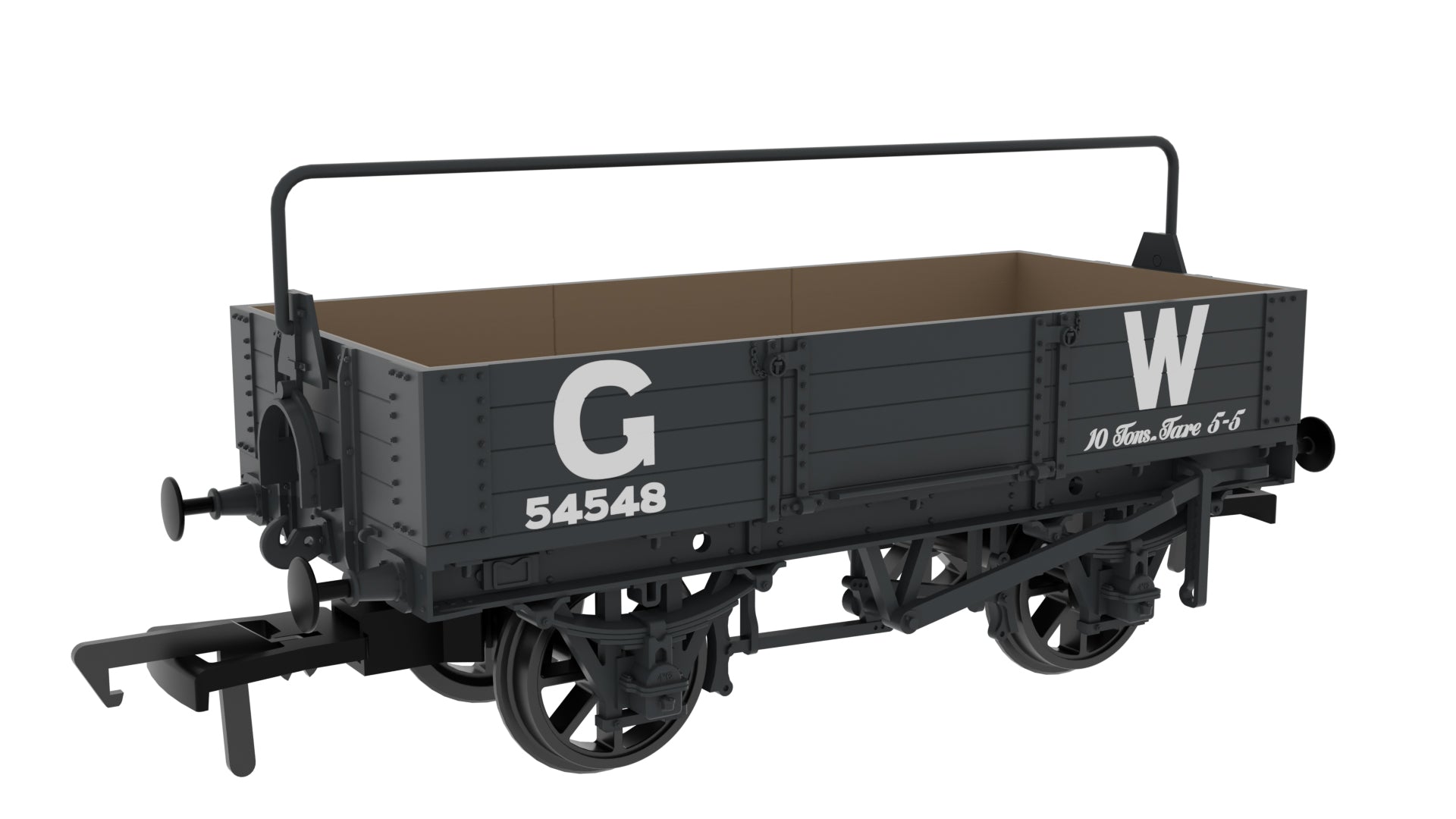 925015 - Rapido - OO - GWR Four-Plank Open No.54548 (23" Numbers)