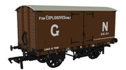 930003 - Rapido - OO - GNR 8T Van GN Explosives Livery No.55101