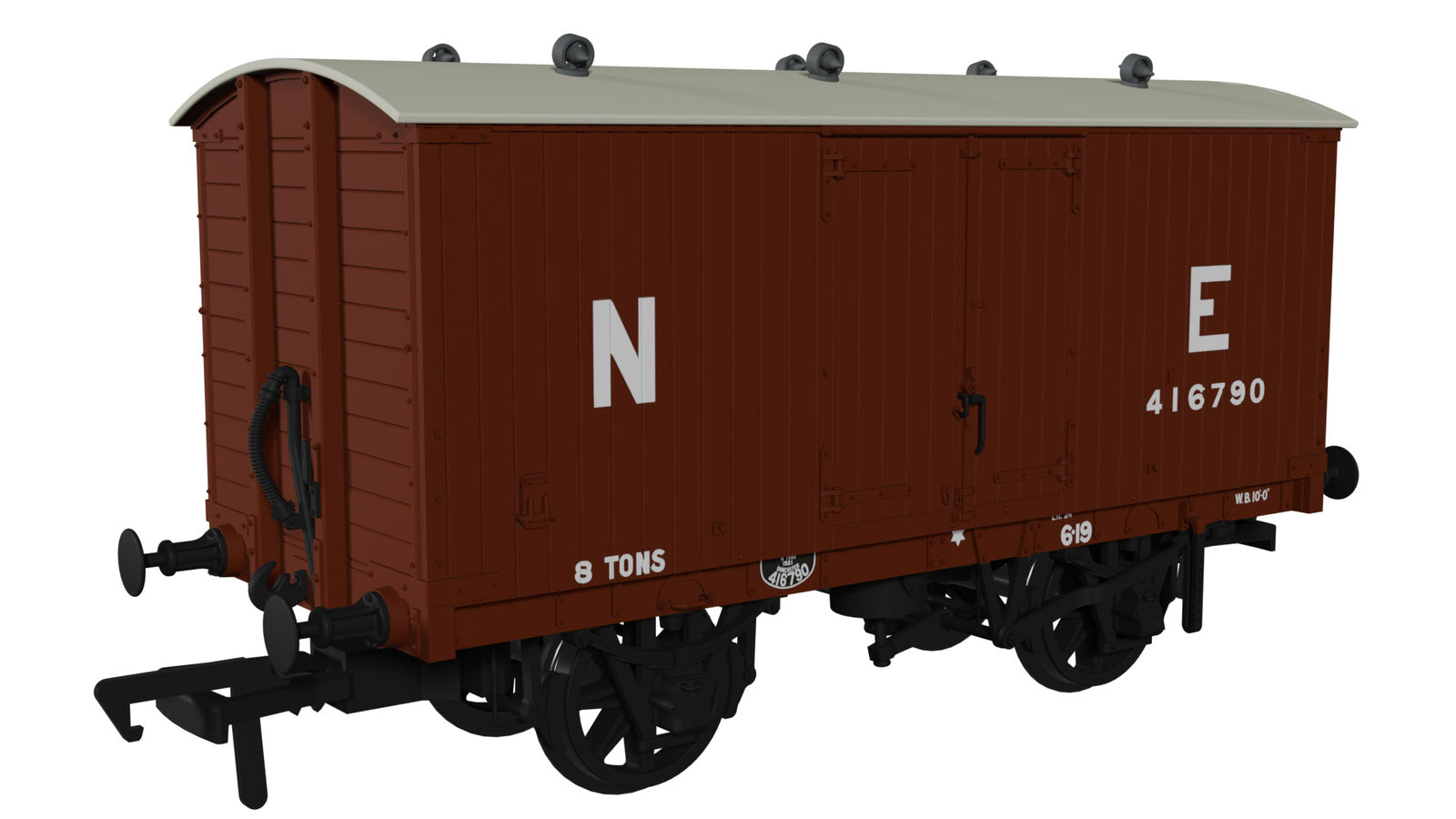 930006 - Rapido - OO - GNR 8T Van NE (Large Letters) No.416790