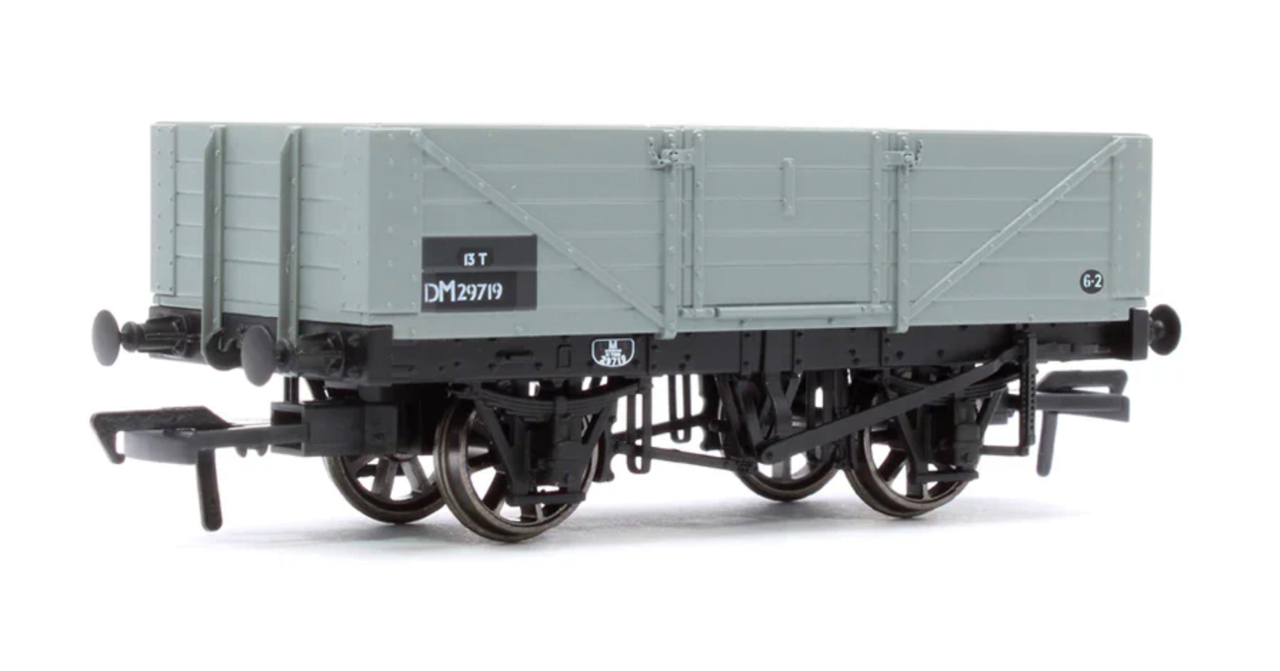 937014 - Rapido - BR Grey 5 Plank Open Wagon