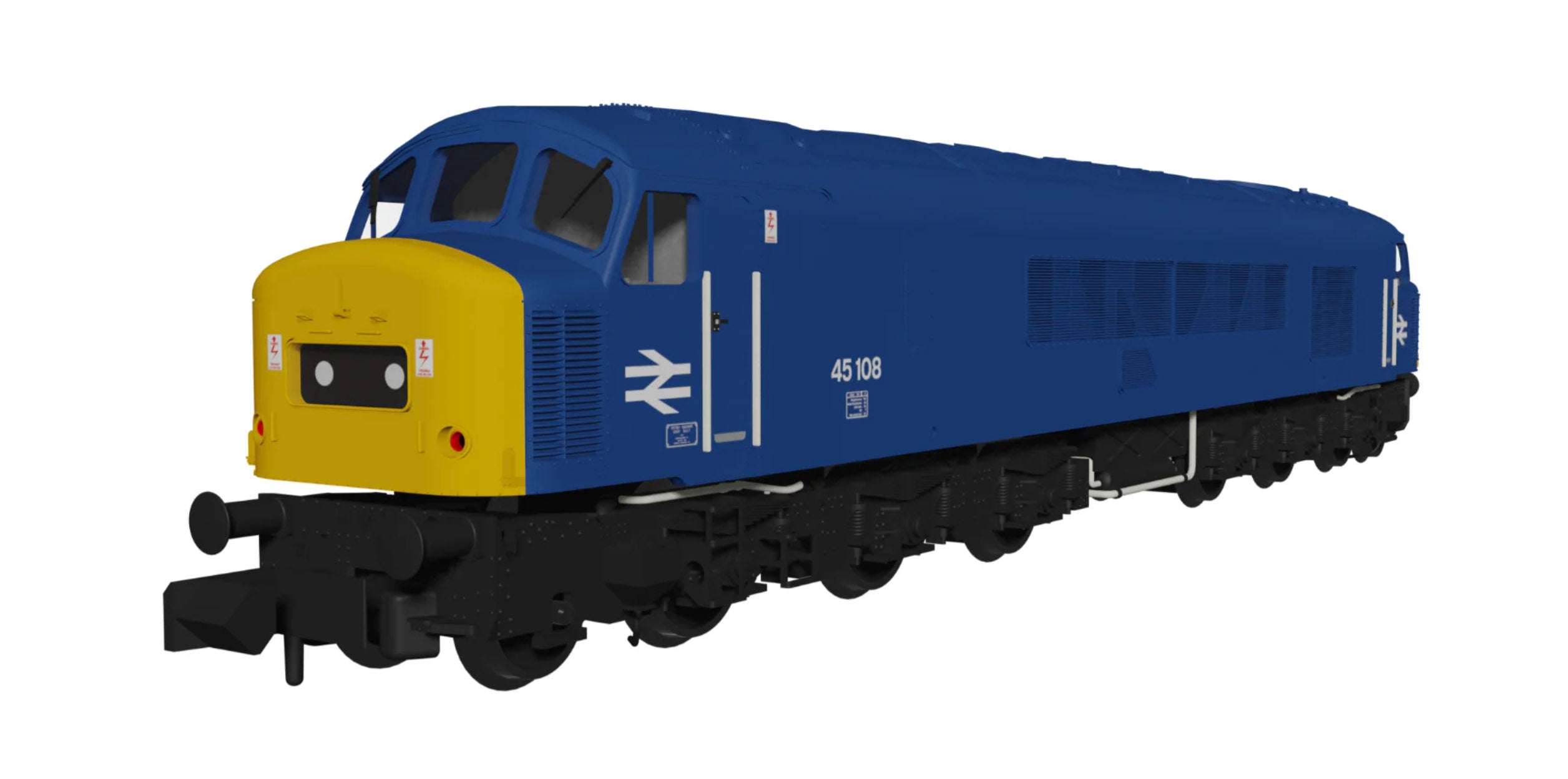 Class 45 45108 BR Blue With Domino Headcodes - DCC Ready