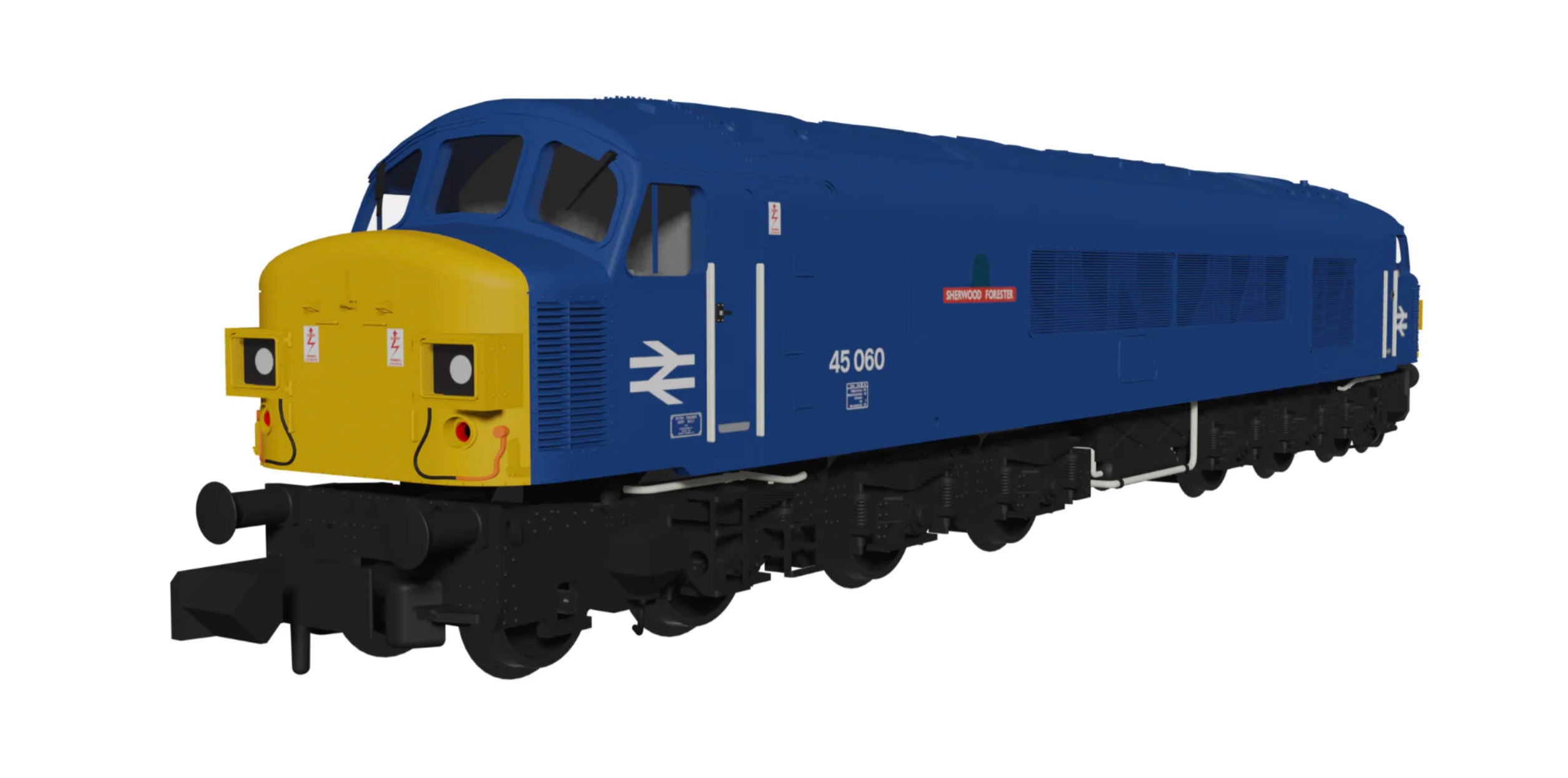 Class 45 45060 "Sherwood Forester" BR Blue With Domino Headcodes - DCC Ready
