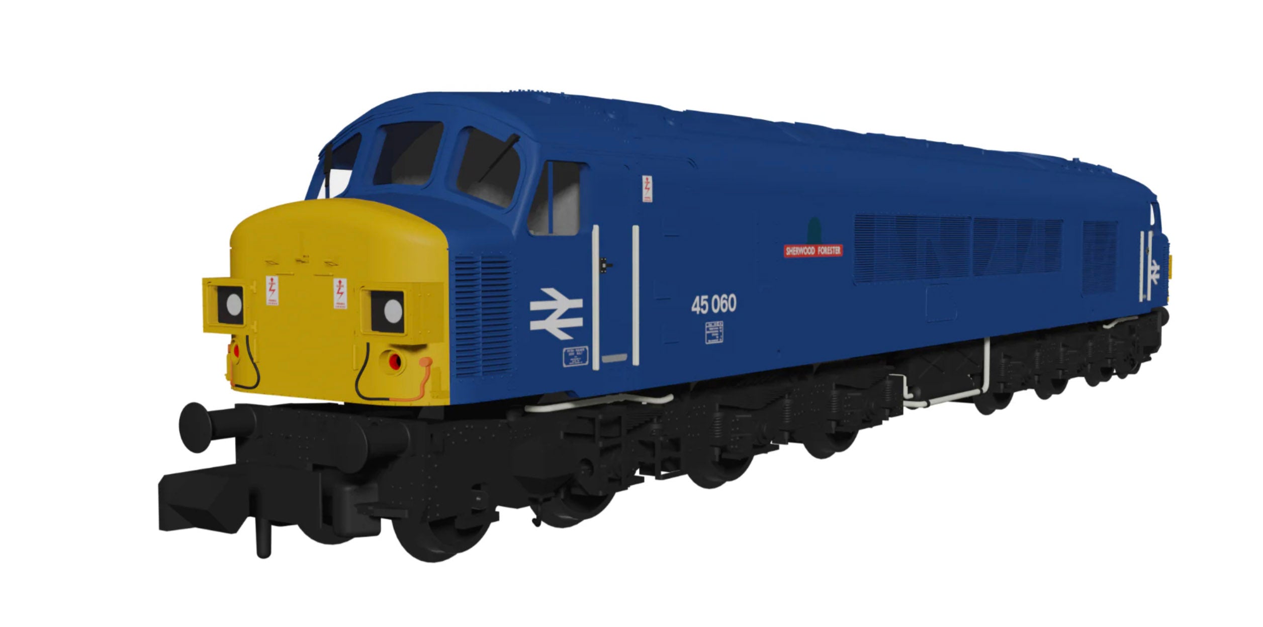 Class 45 45060 "Sherwood Forester" BR Blue With Domino Headcodes - DCC Sound Fitted