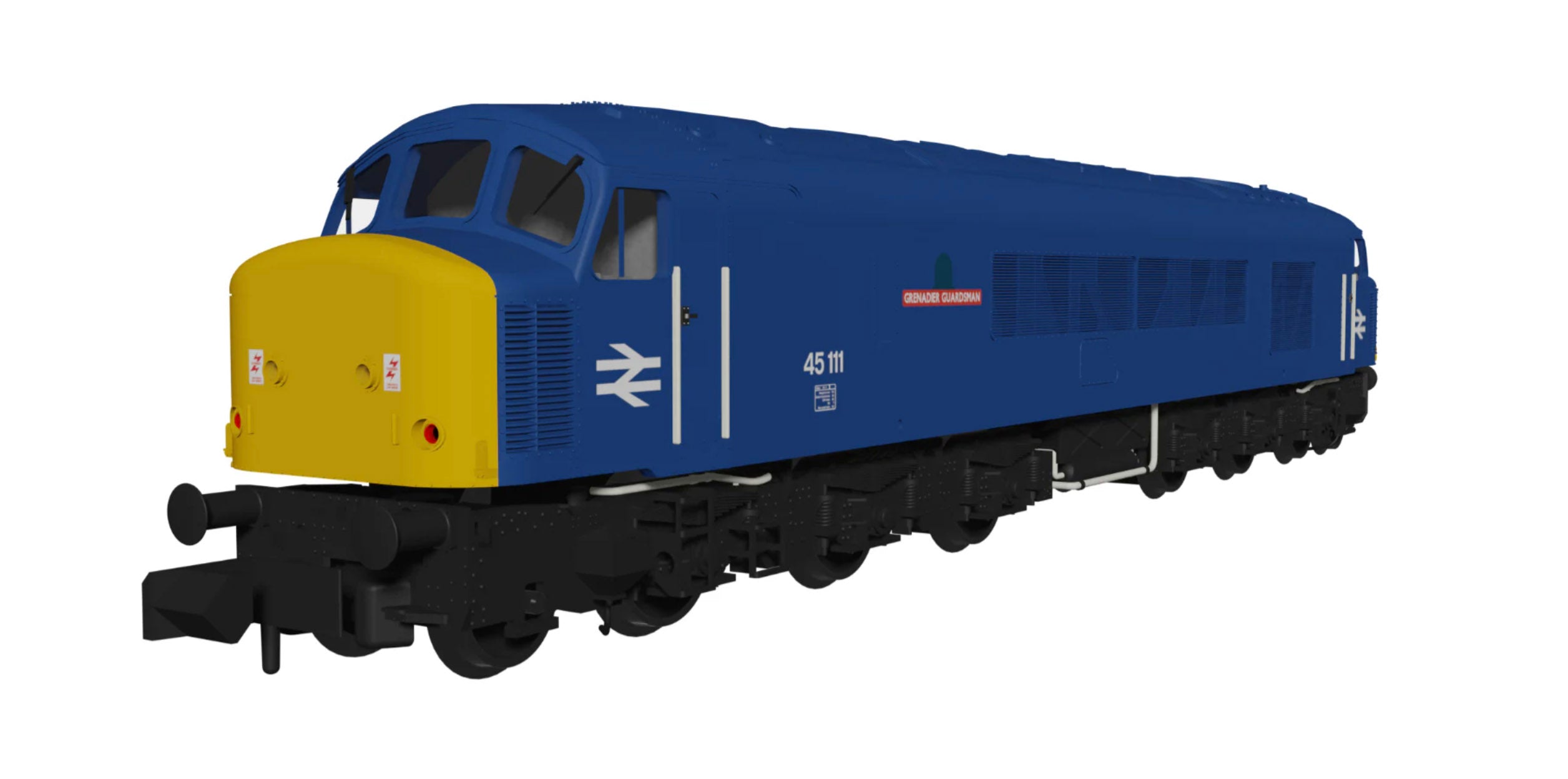 Class 45 45111 "Grenadier Guardsman " BR Blue With Sealed Beam Headlights - DCC Sound Fitted