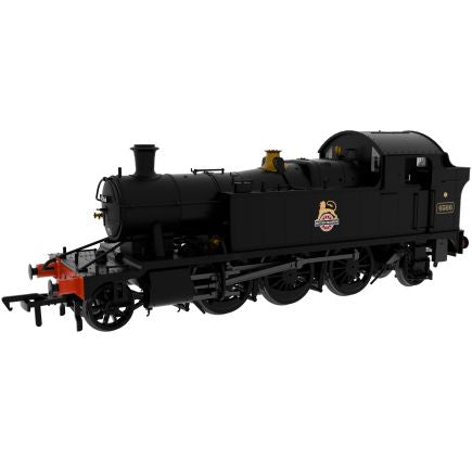951111 - Rapido - OO - GWR 45xx No.4566 BR Early Crest Plain Black (Large Crest - as Preserved)