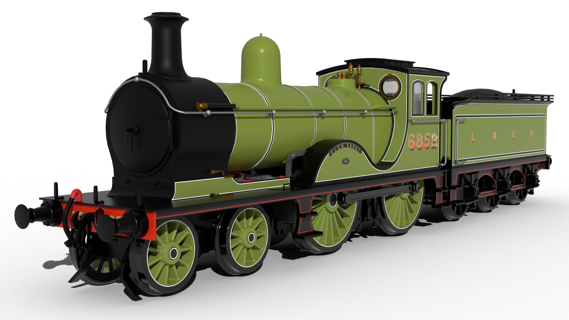 959004 - Rapido - OO - GNoSR F Class No.6852 'Glen Grant' - LNER Apple Green - DCC Ready