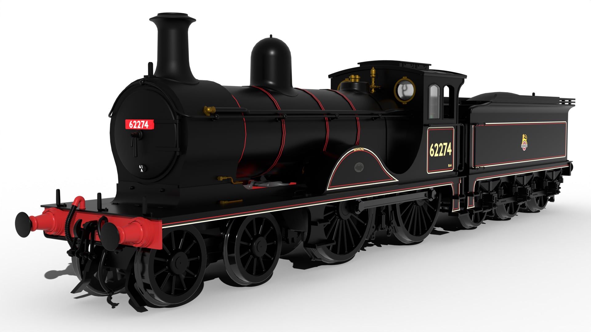 959011 - Rapido - OO - GNoSR F Class No.62274 'Benachie' - BR Lined Early Crest - DCC Ready