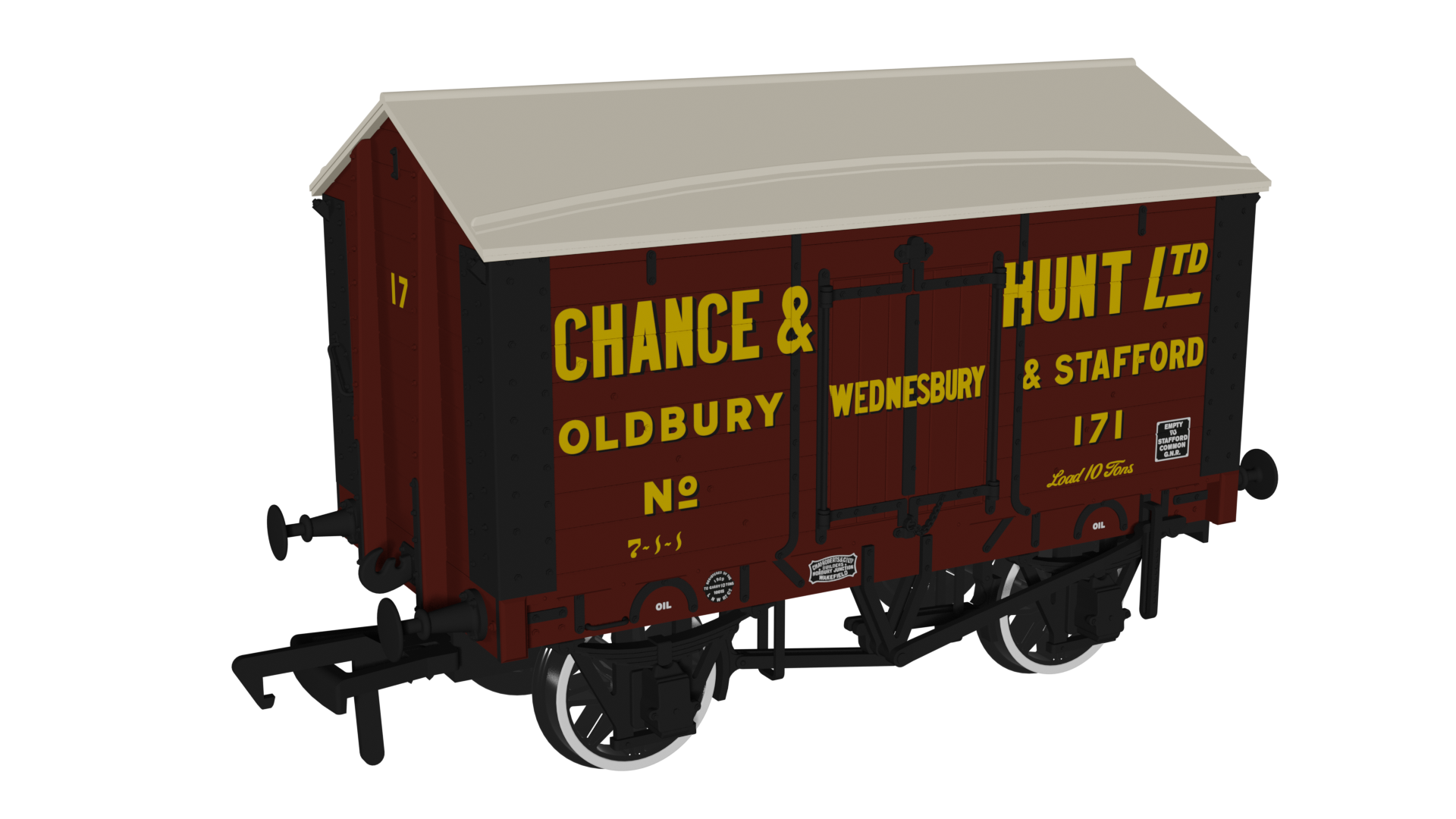 967602 - Rapido  - OO - 1907 RCH Salt Van Chance & Hunt No.171