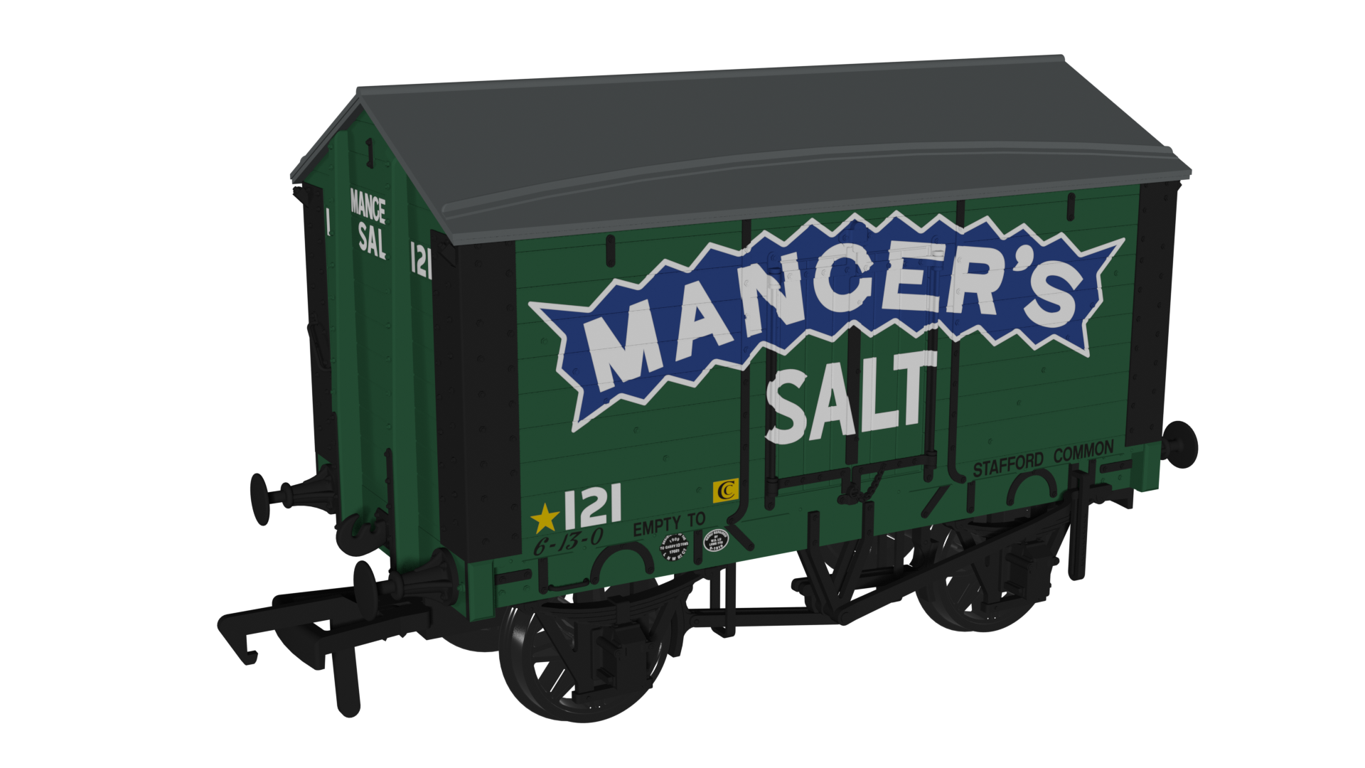 967607 - Rapido  - OO - 1907 RCH Salt Van Mangers Salt No.121