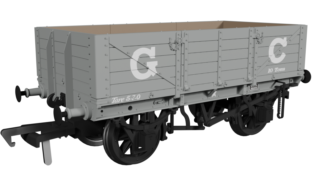 972007 - Rapido - OO - GER Dia.17 5-plank - GCR No.32200