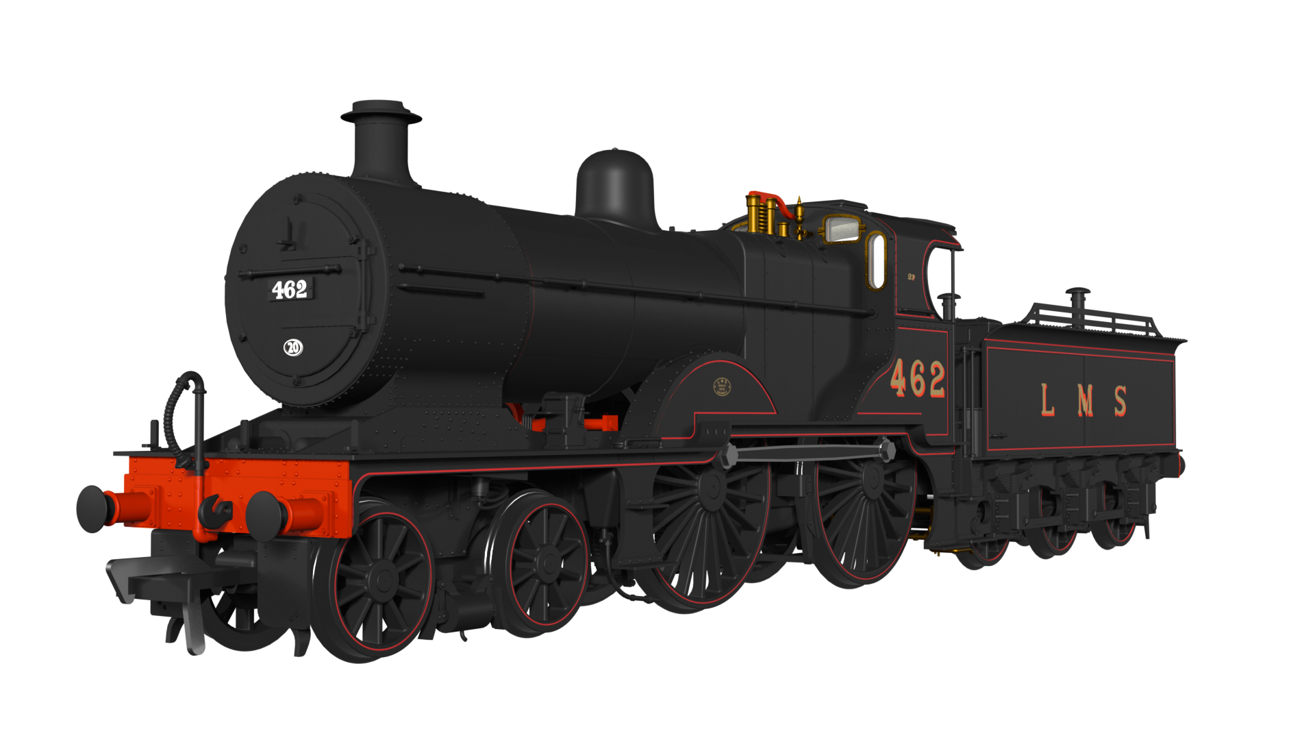 974007 - Rapido - MR 483 No.462 LMS Lined Black - DCC Ready
