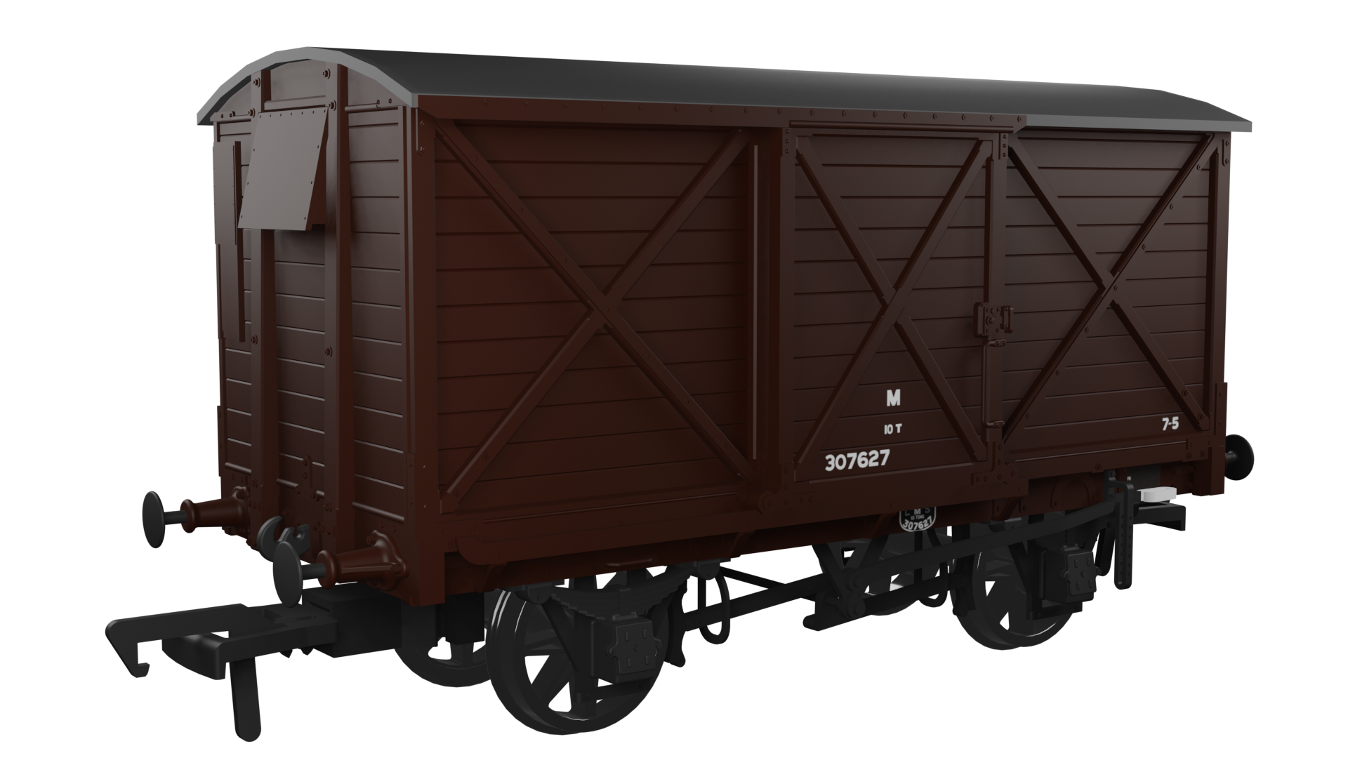 976016 - Rapido - OO - CR Dia.67 10t Van – BR No.M307627