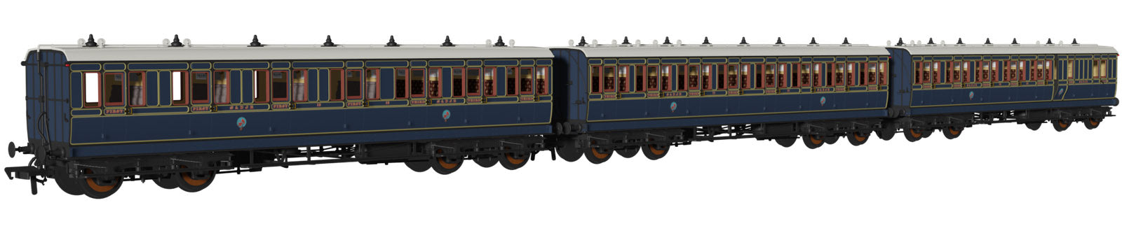 978025 - RAPIDO - OO - SDJR ‘Evolution’ Non-Corridor Carriage Pack