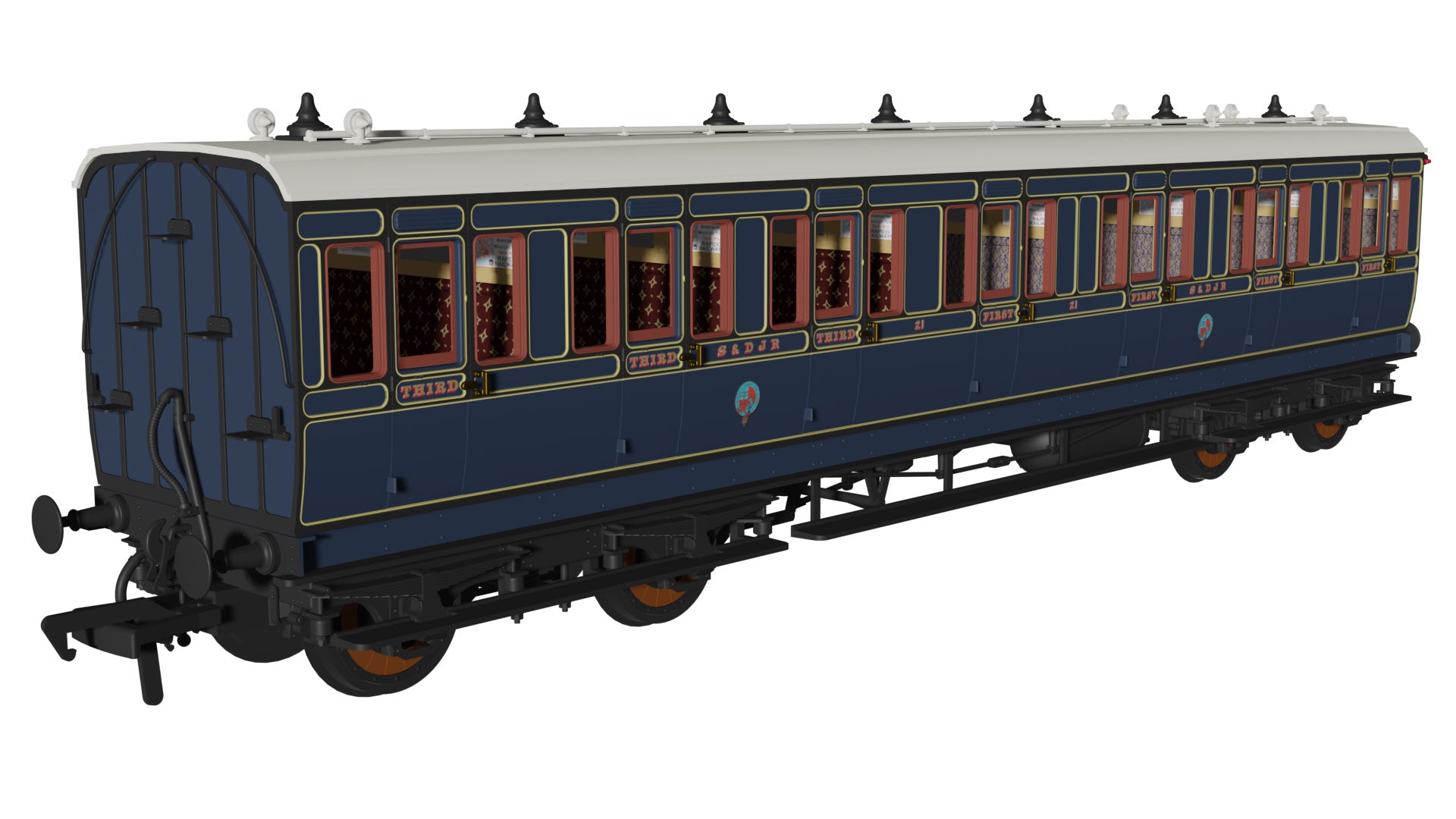 978028 - RAPIDO - OO - 48' SDJR ‘Evolution’ Bogie Coach Non-Corridor Composite No.21