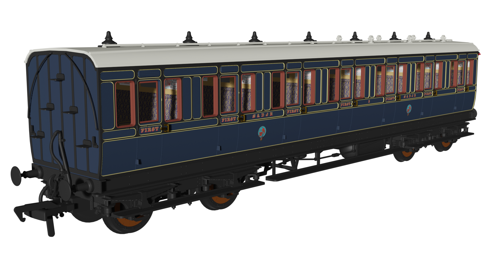 978049 - Rapido - OO - SDJR ‘Evolution’ Non-Corridor First No.5