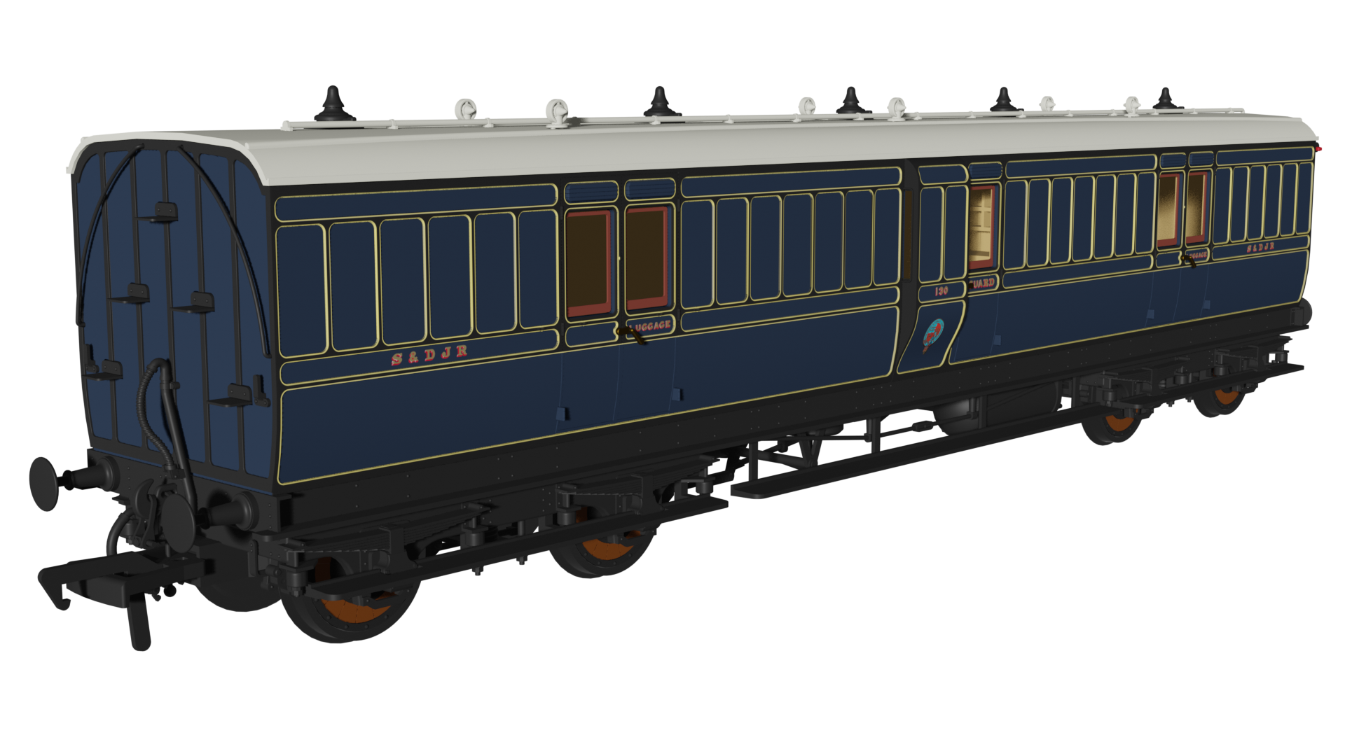 978050 - Rapido - OO - SDJR ‘Evolution’ Non-Corridor Full Brake No.130