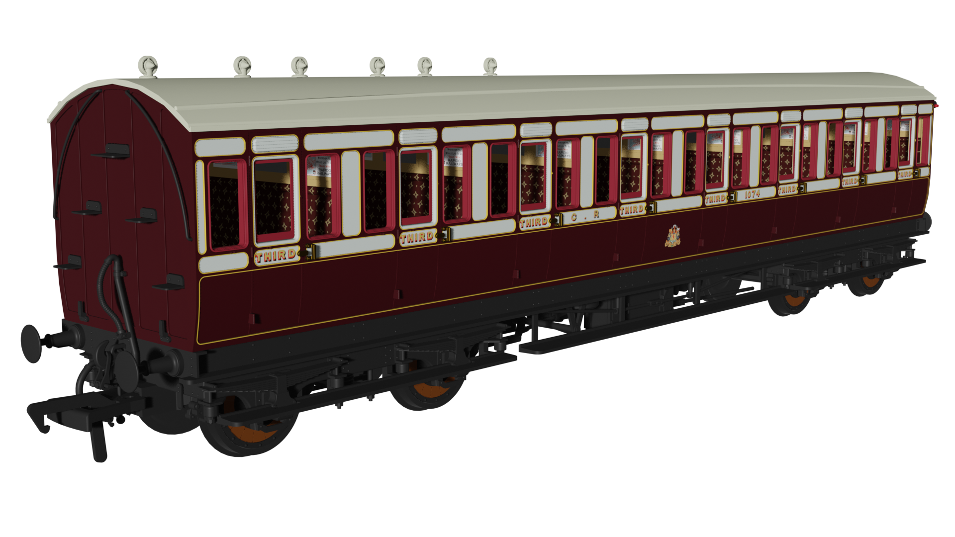 978109 - Rapido - OO - Caledonian ‘Evolution’ Non-Corridor Third No.1074