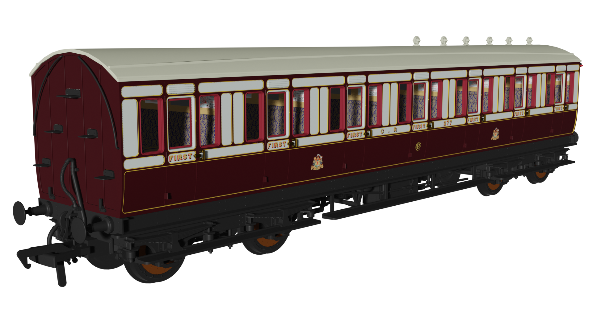 978111 - Rapido - OO - Caledonian ‘Evolution’ Non-Corridor First No.277