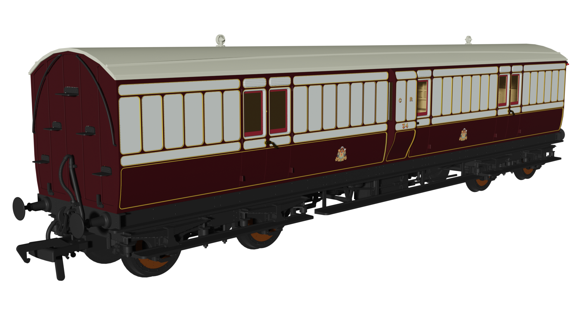 978112 - Rapido - OO - Caledonian ‘Evolution’ Non-Corridor Full Brake No.34