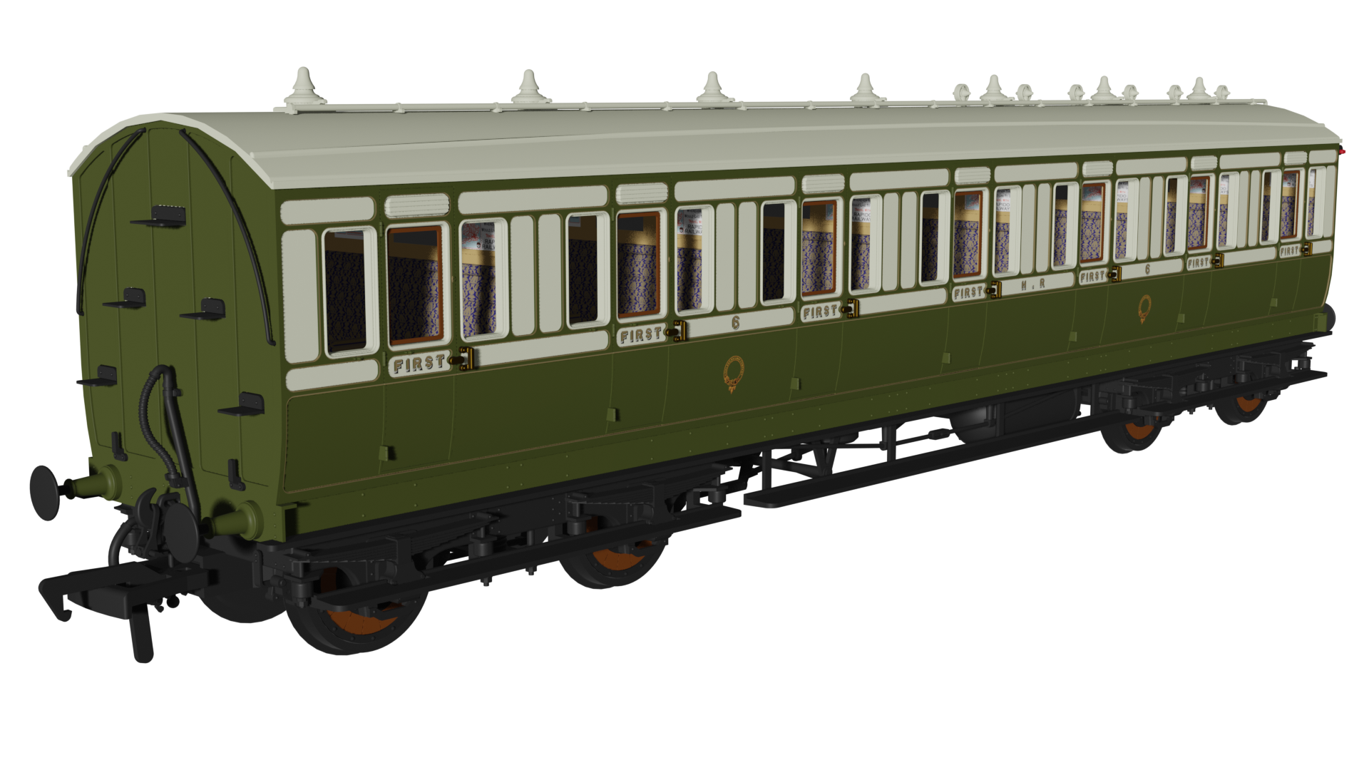 978117 - Rapido - OO - Highland ‘Evolution’ Non-Corridor First No.6