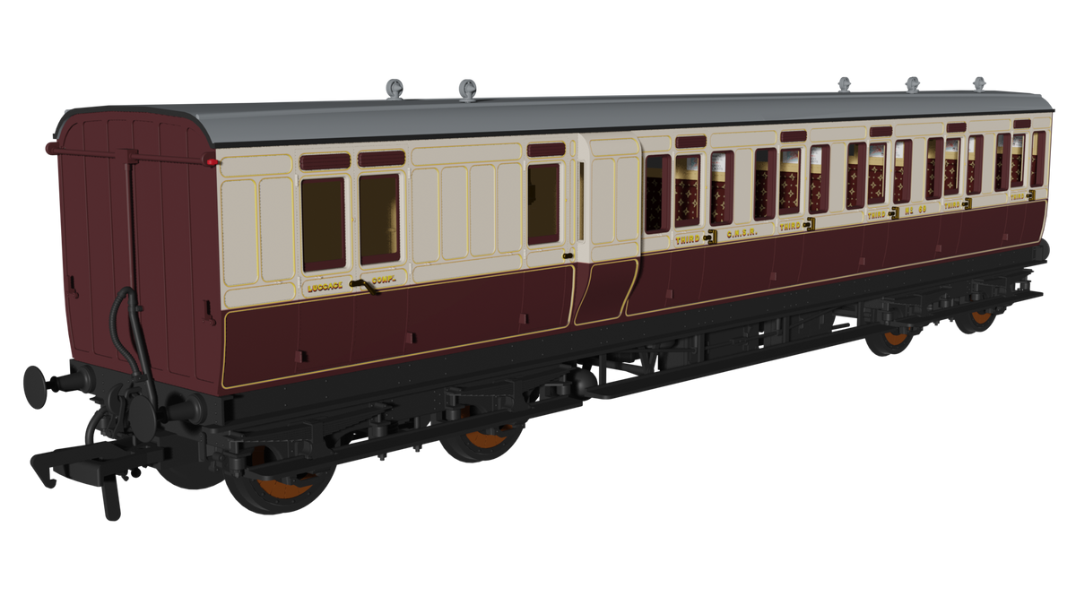 978207 - Rapido - OO - GNoSR 'Evolution' Non-Corridor Carriage Pack