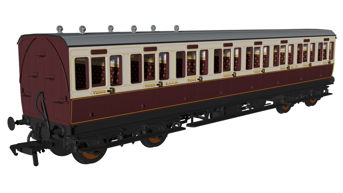 978207 - Rapido - OO - GNoSR 'Evolution' Non-Corridor Carriage Pack