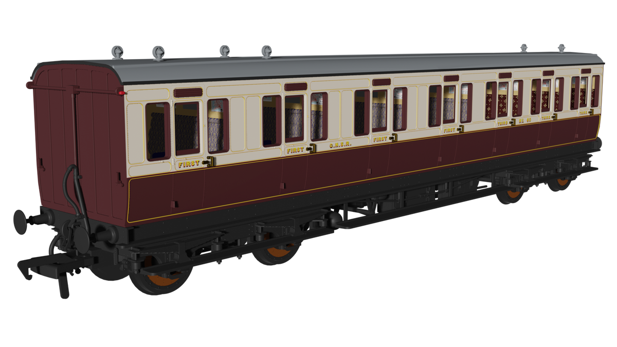 978207 - Rapido - OO - GNoSR 'Evolution' Non-Corridor Carriage Pack