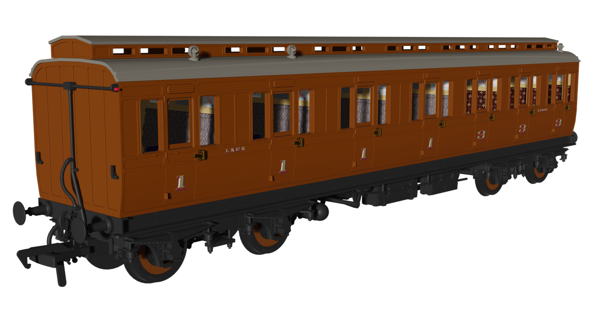 978219 - Rapido - OO - LNER 'Evolution' Non-Corridor Carriage Pack