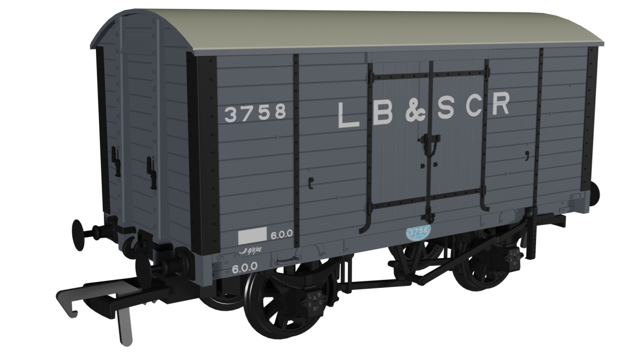 979001 - Rapido - OO - LB&SCR Dia.8 Van - LB&SCR No.3758
