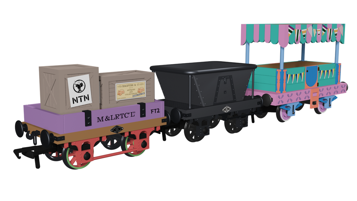 980002 - Rapido - OO - Ivor the Engine Rolling Stock Pack
