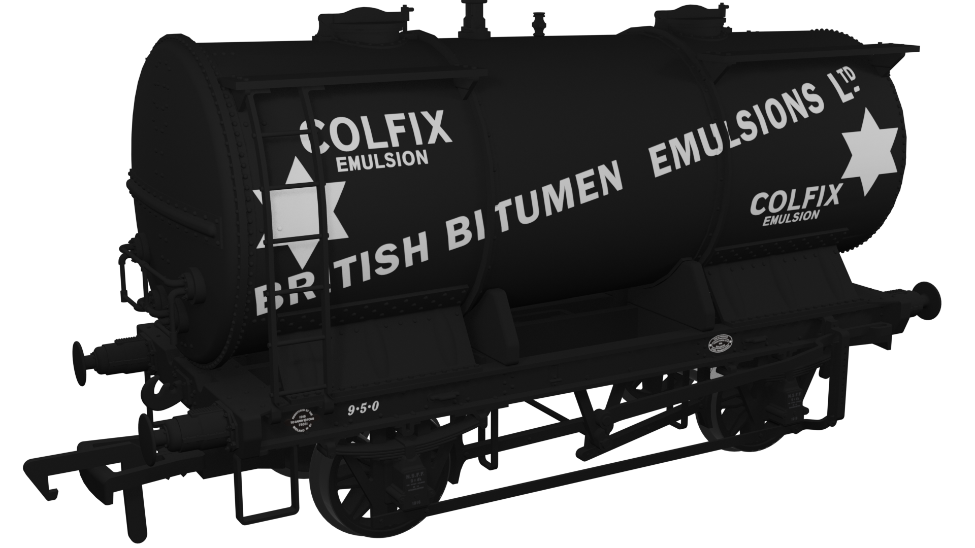 981007 - Rapido - OO - Ammonium Nitrate / Chemical Tank Wagon - British Bitumen Emulsions 'Colfix' No.88