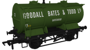 981012 - Rapido - OO - Ammonium Nitrate / Chemical Tank Wagon - Goodall, Bates & Todd No.13