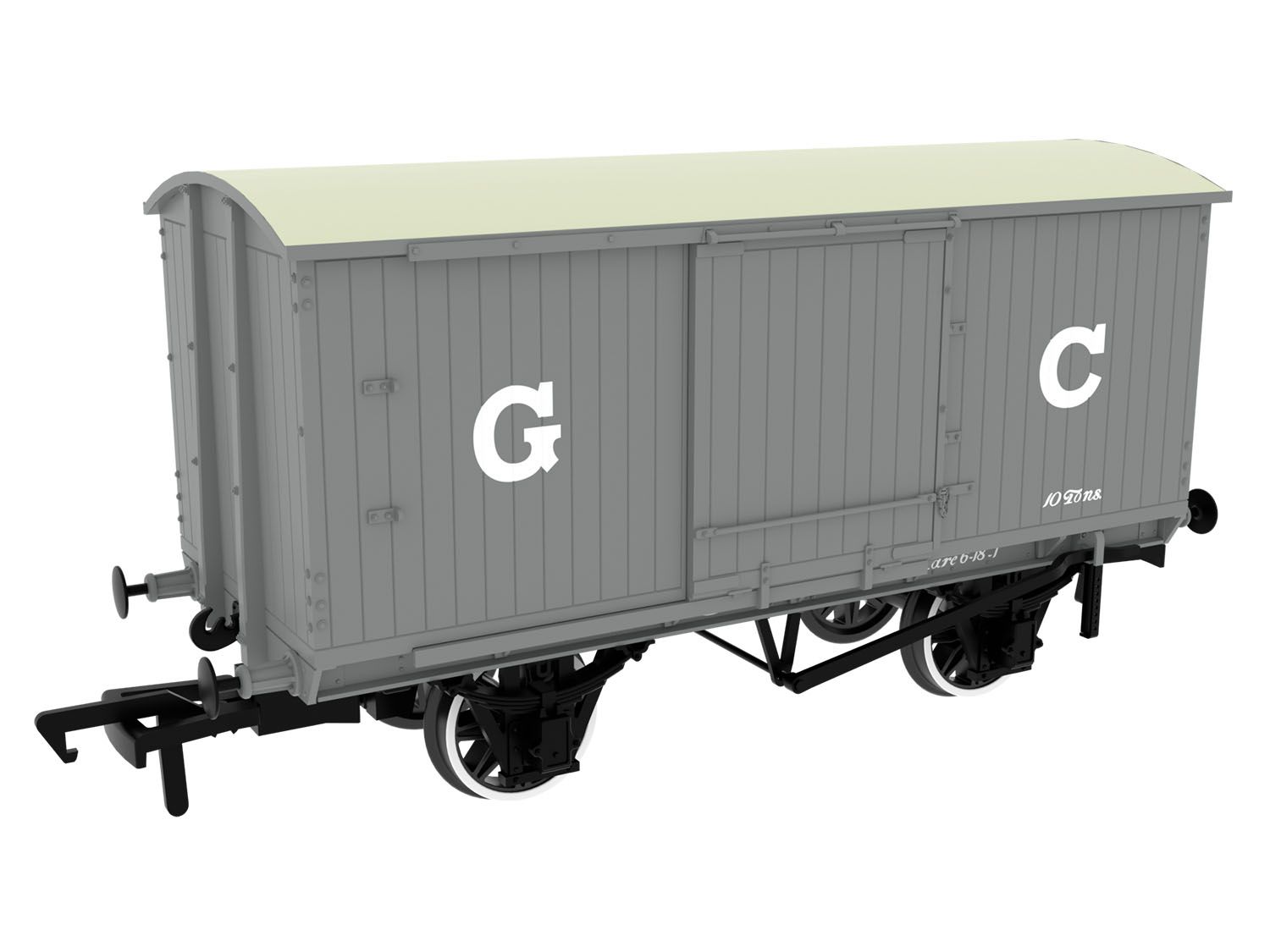 983001 - Rapido - OO - GCR Dia. 17B Van - No. 43870 GCR Grey